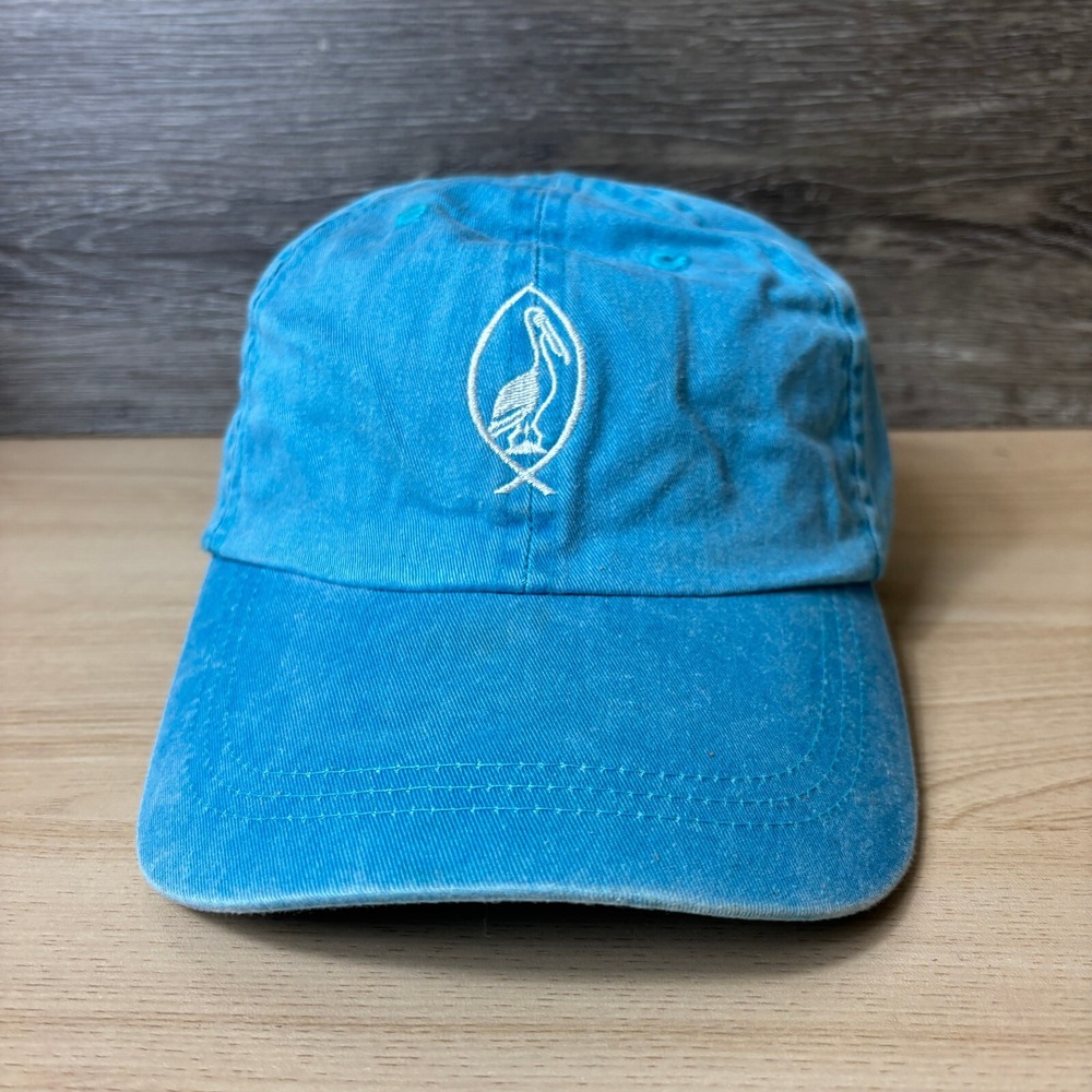Saint Christopher Hat Cap Strap Back Blue South‎ Carolina Adjustable